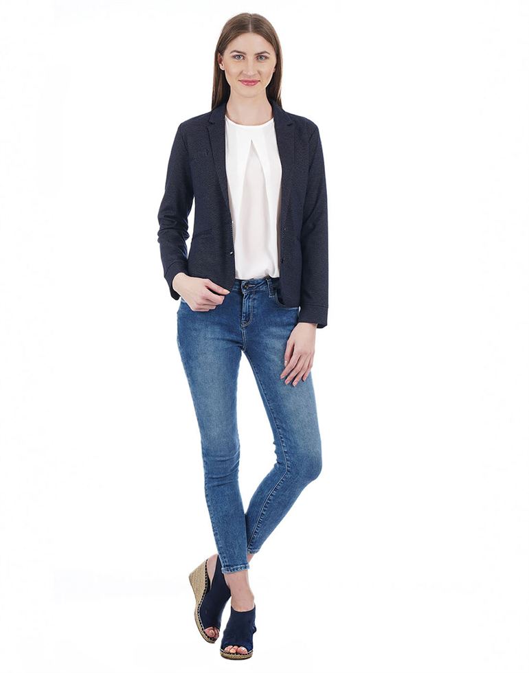 U.S. Polo Assn. Women Textured Casual Wear Blazer